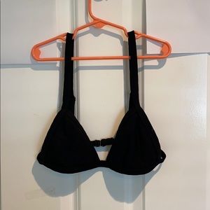 Black Triangle Swimsuit Top